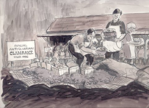 Clambake Cartoon